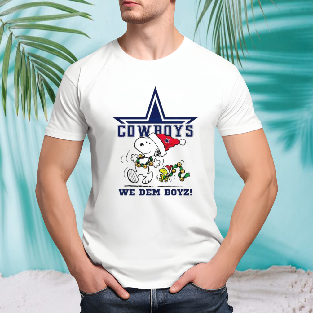 Snoopy Christmas Cowboys we Dem Boyz shirt