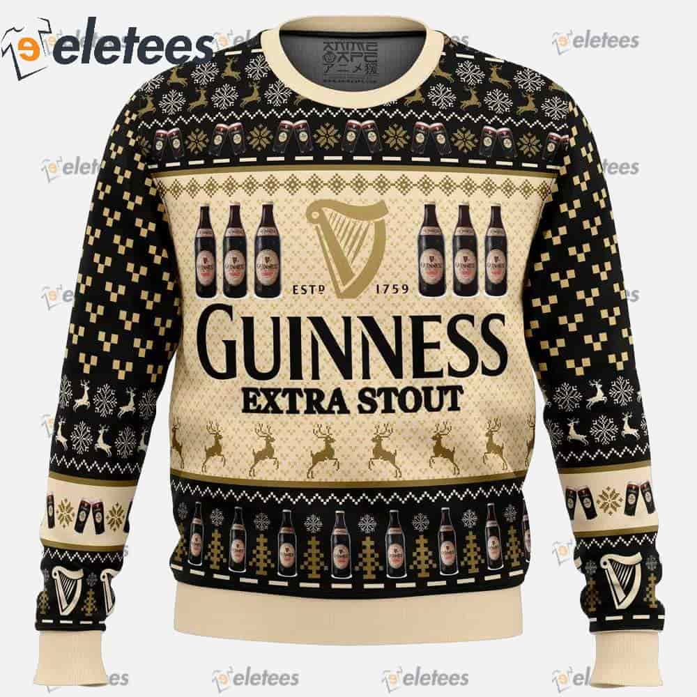 Guinness Extra Stout Christmas Sweater