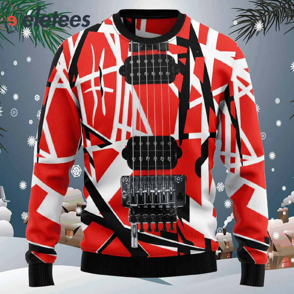 Guitar Ugly Christmas Sweater