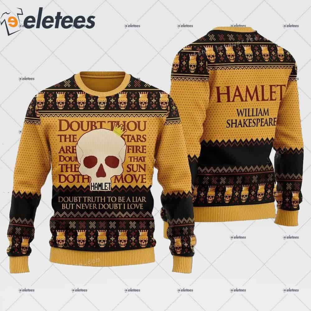 Hamlet William Shakespeare Ugly Sweater