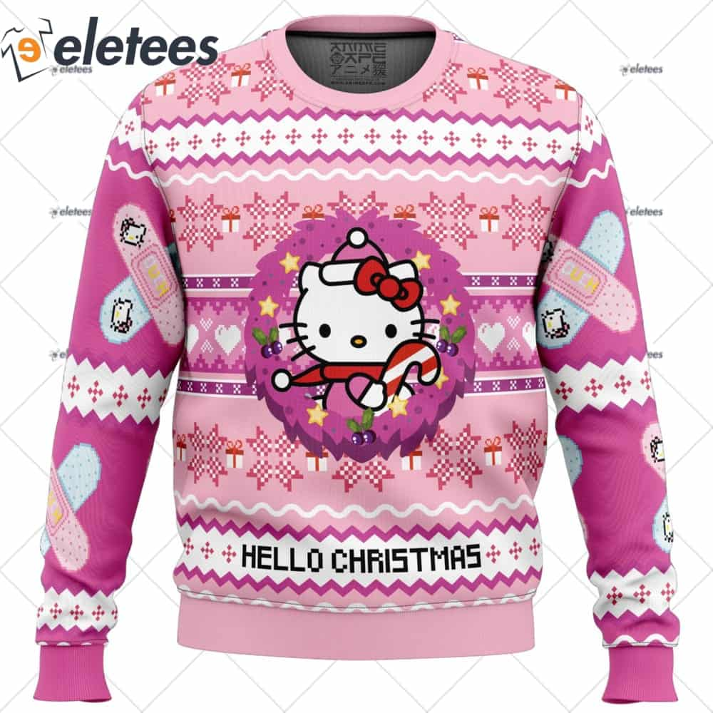 Hello Christmas Hello Kitty Ugly Christmas Sweater