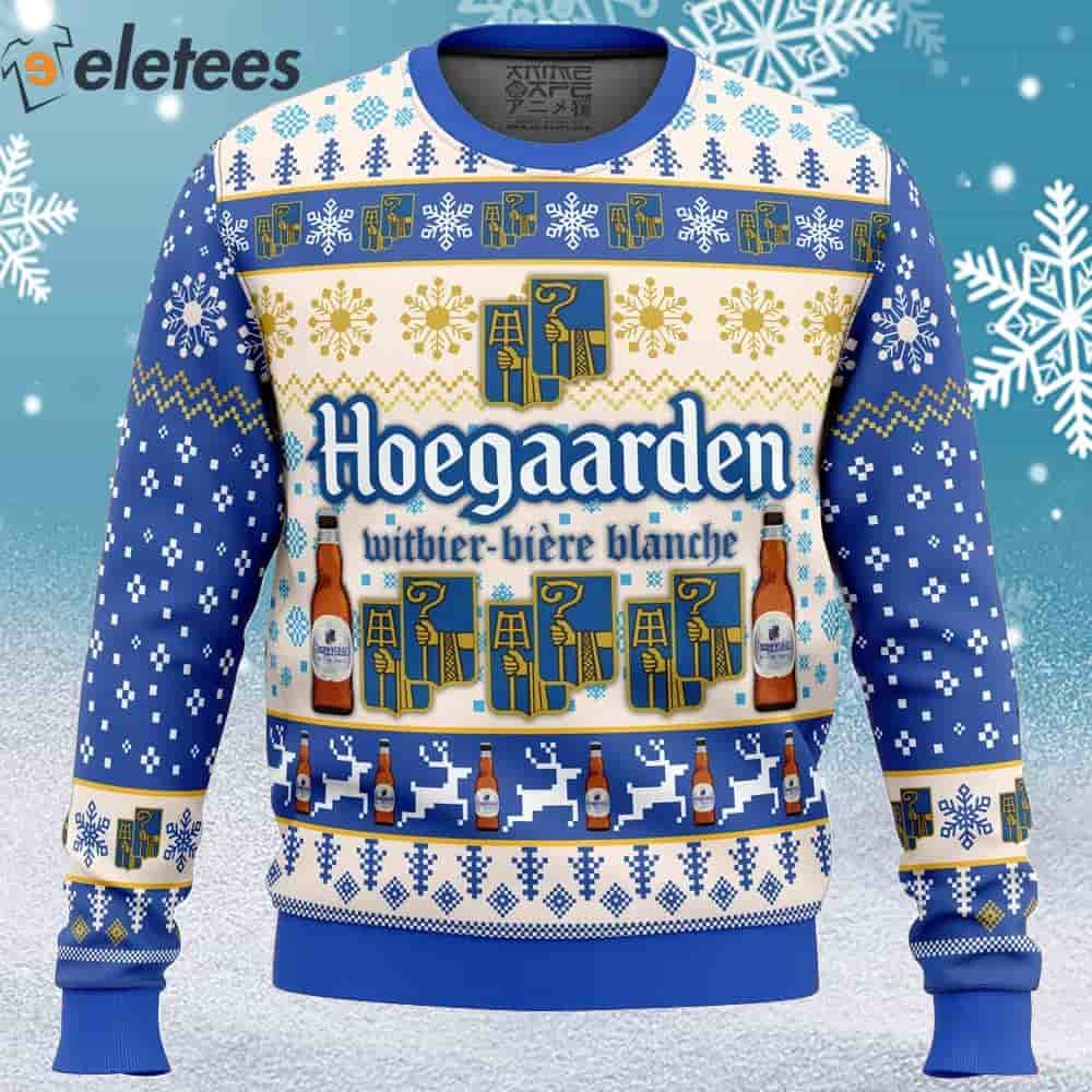 Hoegaarden Beer Ugly Christmas Sweater