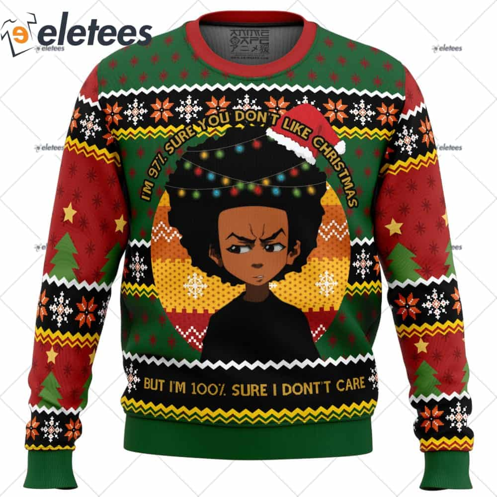 Huey Freeman The Boondocks Ugly Christmas Sweater