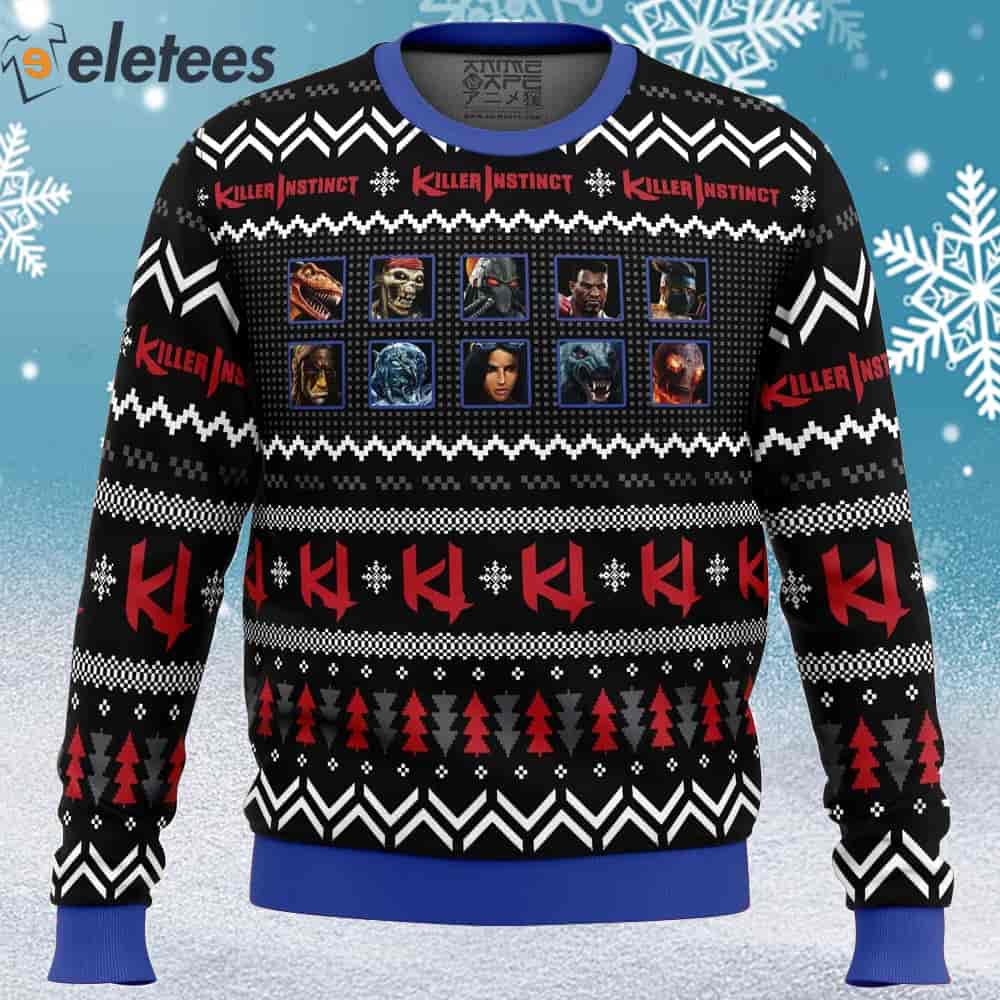 Instinct of a Killer Select Killer Instinct Ugly Christmas Sweater