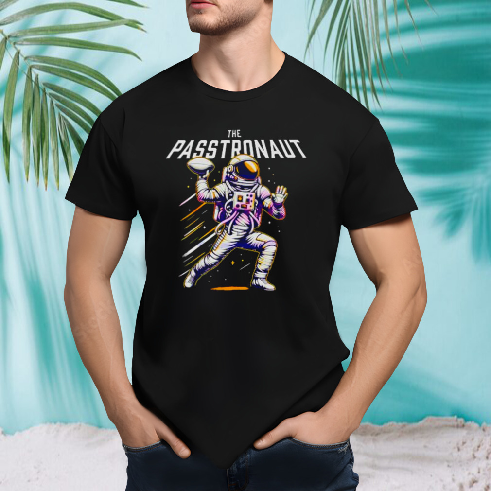 The passtronaut throwing a football shirt
