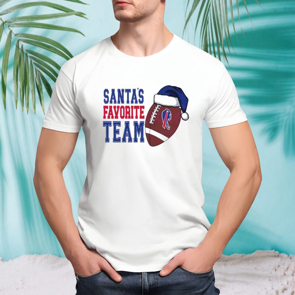 Buffalo Bills Santas favorite football team shirt