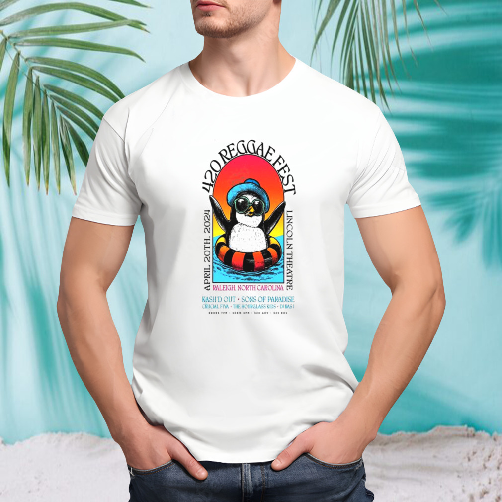 420 Reggae Fest Raleigh North Carolina 20 April 2024 Tour T-shirt