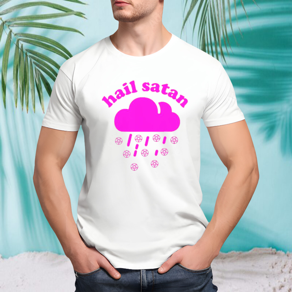 Hail Satan pink shirt