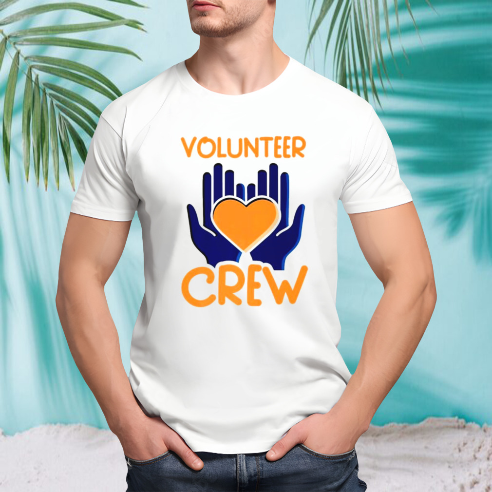 Volunteer crew volunteers volunteering unpaid job shirt
