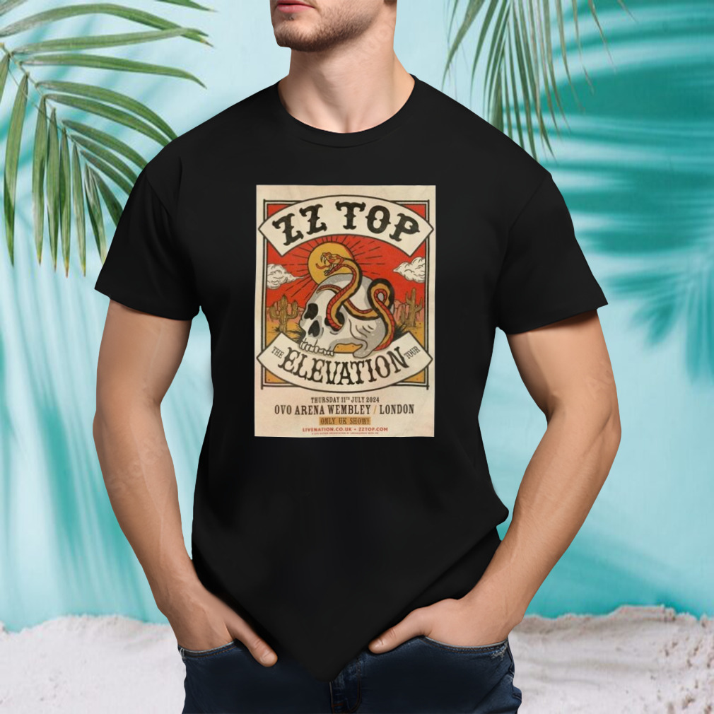 ZZ Top Announce 2024 The Elevation Summer Tour Ovo Arena Wembley London Shirt