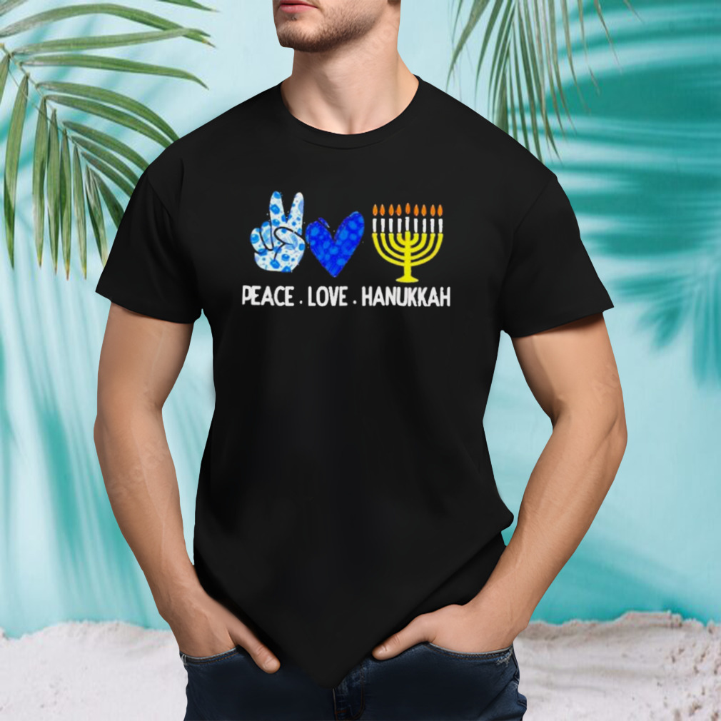 Peace love hanukkah T-shirt