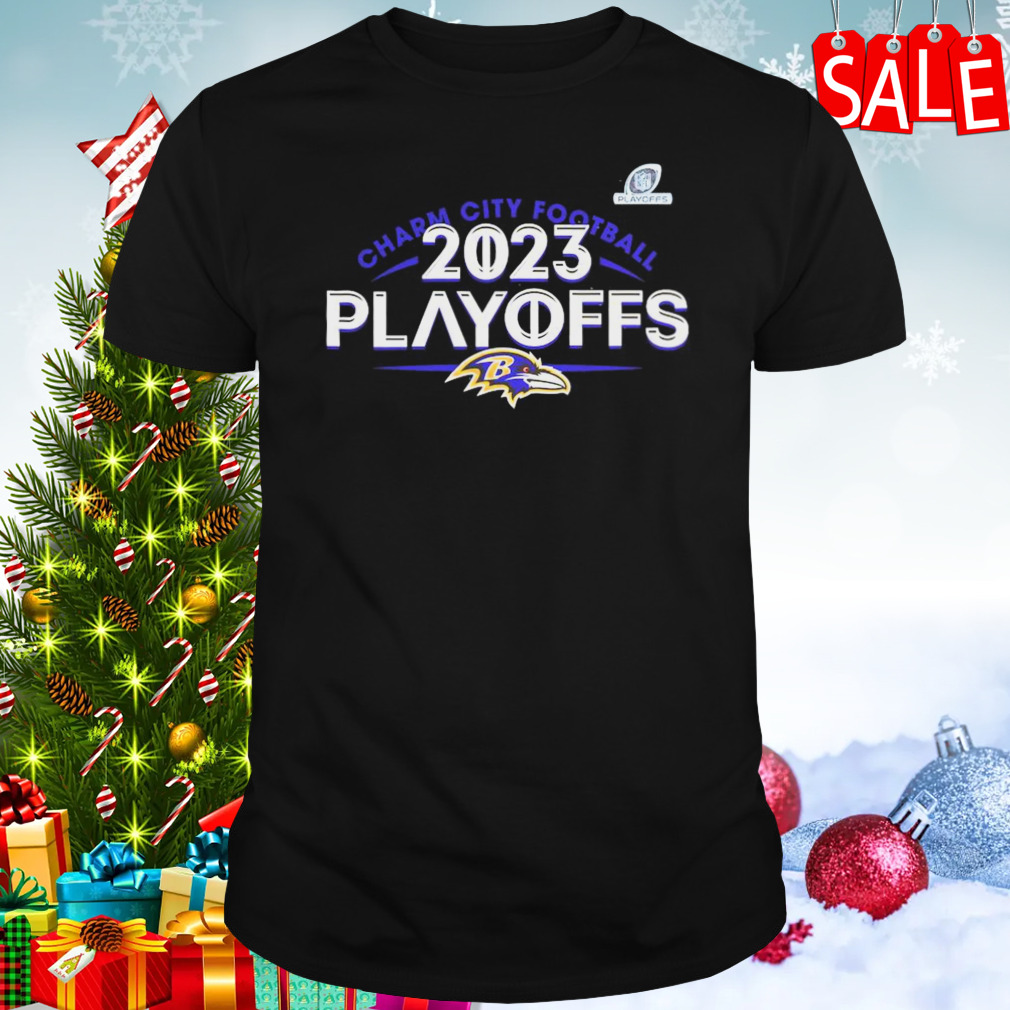 Baltimore Ravens 2023 NFL Playoffs T-Shirt