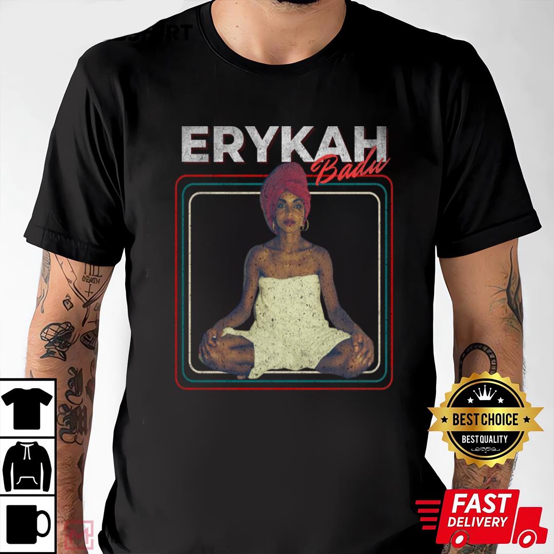 Erykah Badu Yoga Fan Art Design T-Shirt