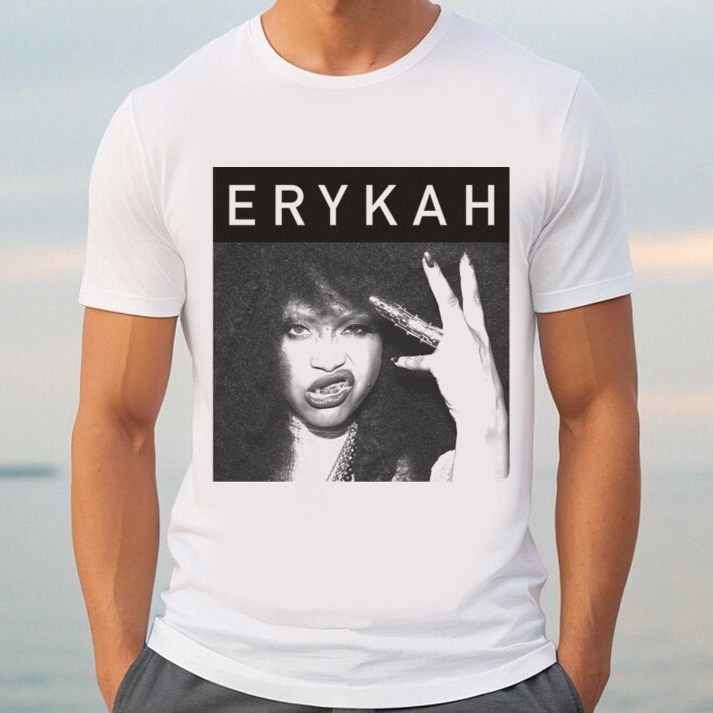 Erykah Pencil Drawing Style T-Shirt