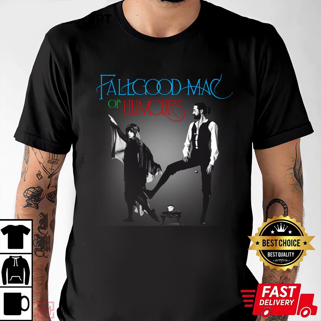 Fallgood Mac Of Humours On Black T-shirt