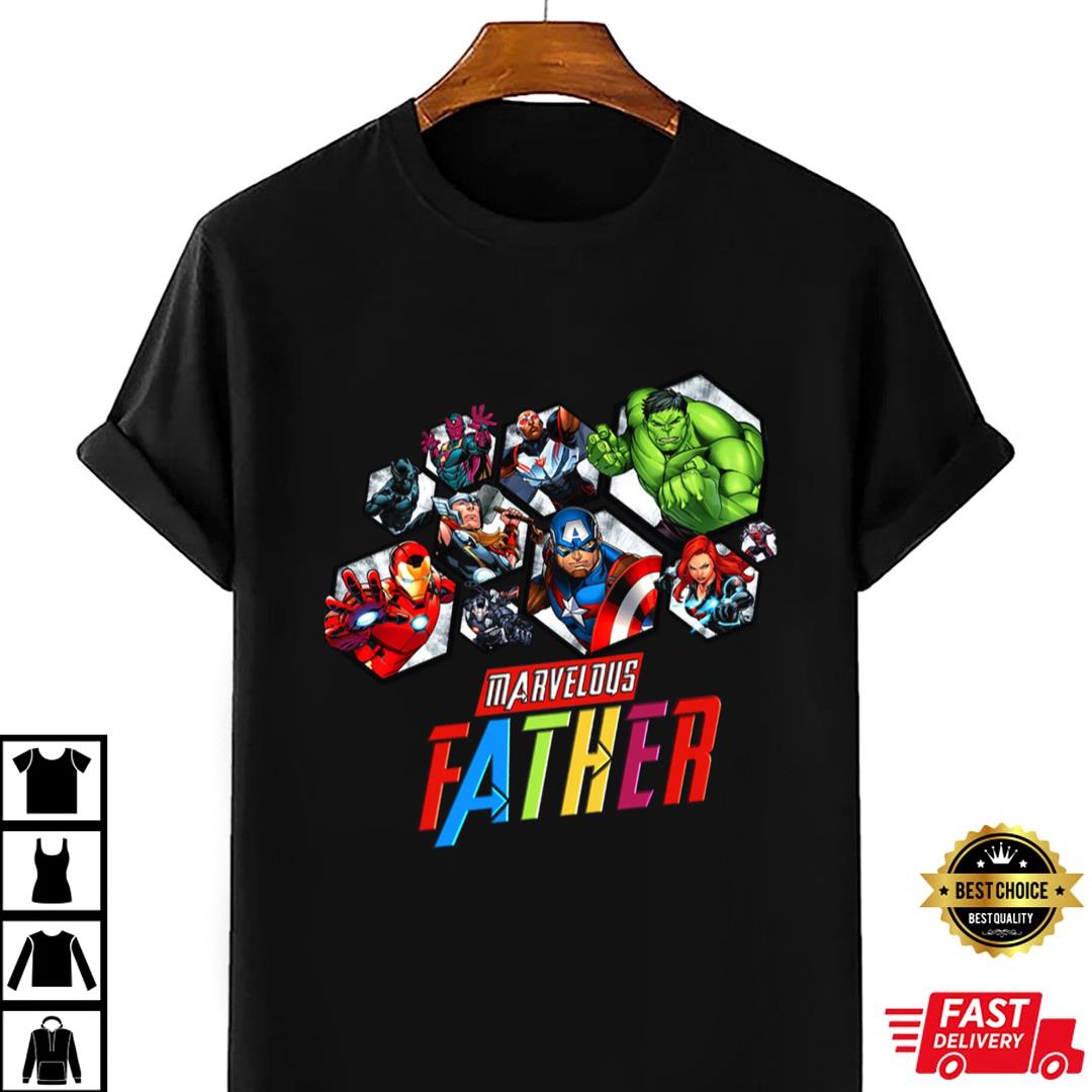 Father And Son Shirt, Marvelous Shirt, Dad Kids Shirt, Avengers Family Matching Shirt