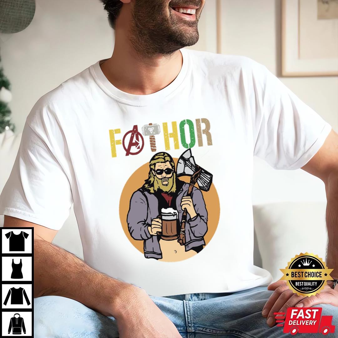 Fathor Shirt, Avengers Shirt, Dad, Father's Day Gift, Avengers Men's Shirt