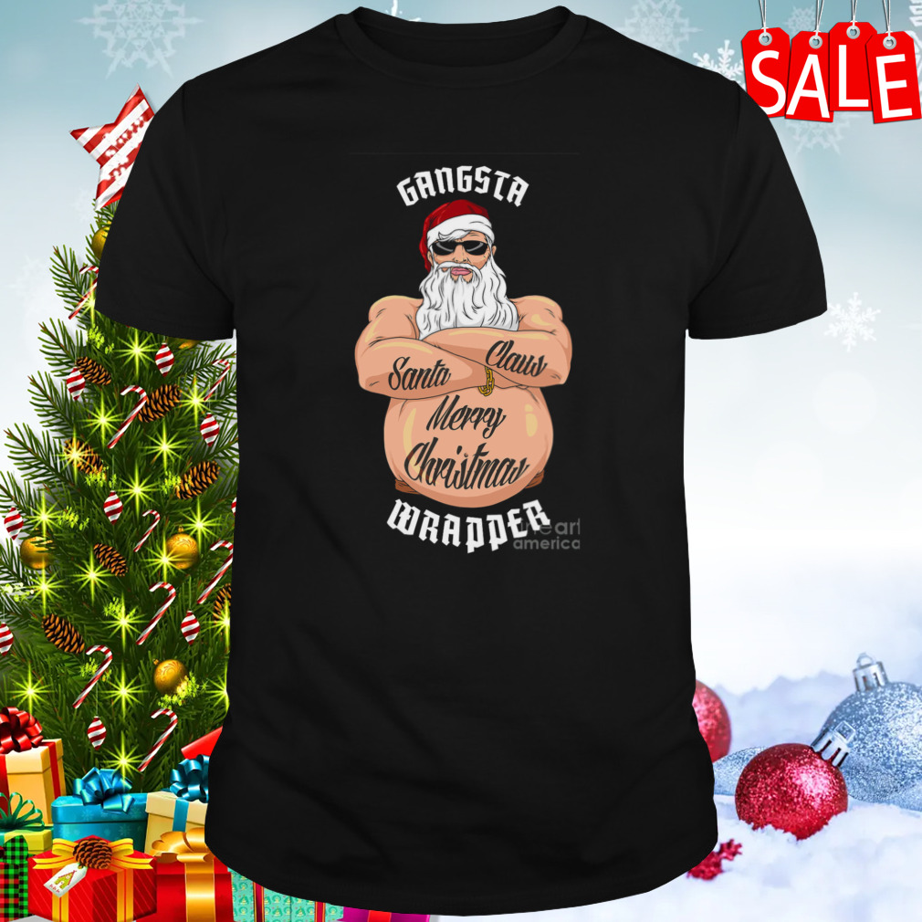 Gangsta Wrapper Merry Christmas shirt