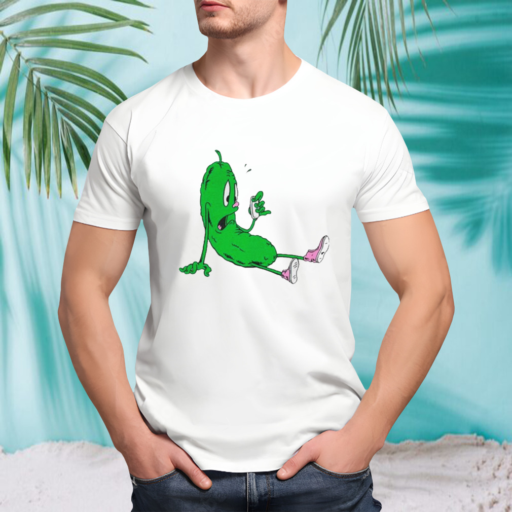 Ikea stunsig green pickle phone shirt