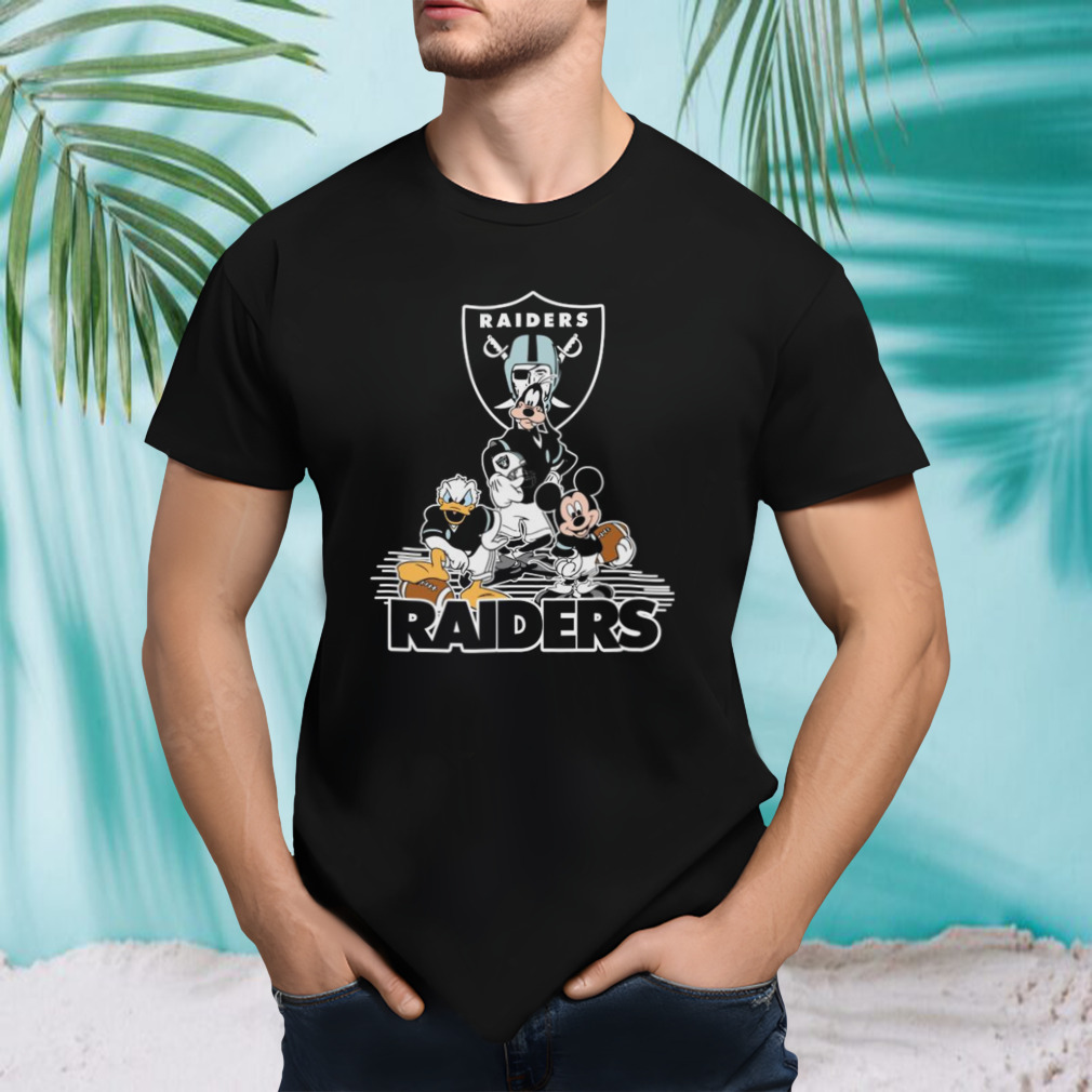 Mickey Mouse And Friend Disney Las Vegas Raiders American Football Shirt