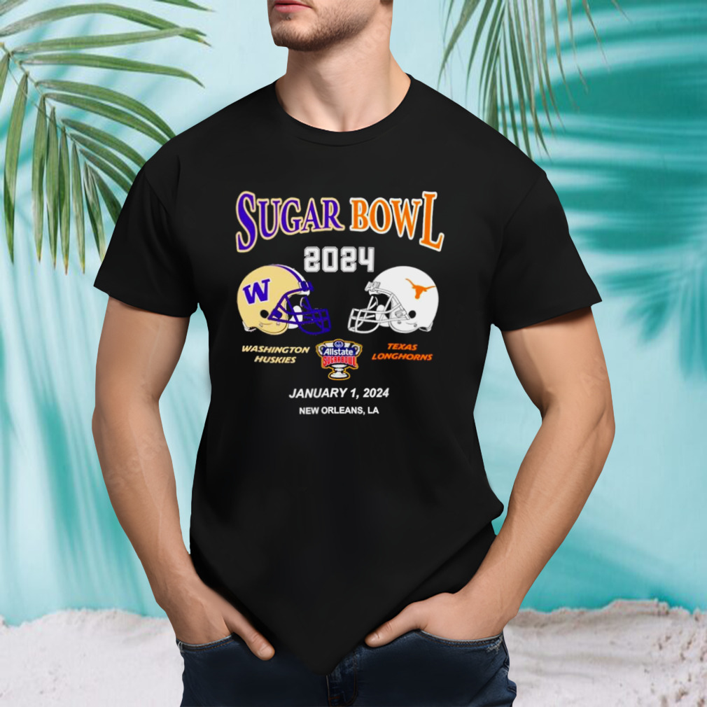 Sugar Bowl 2024 Washington Huskies vs Texas Longhorns shirt