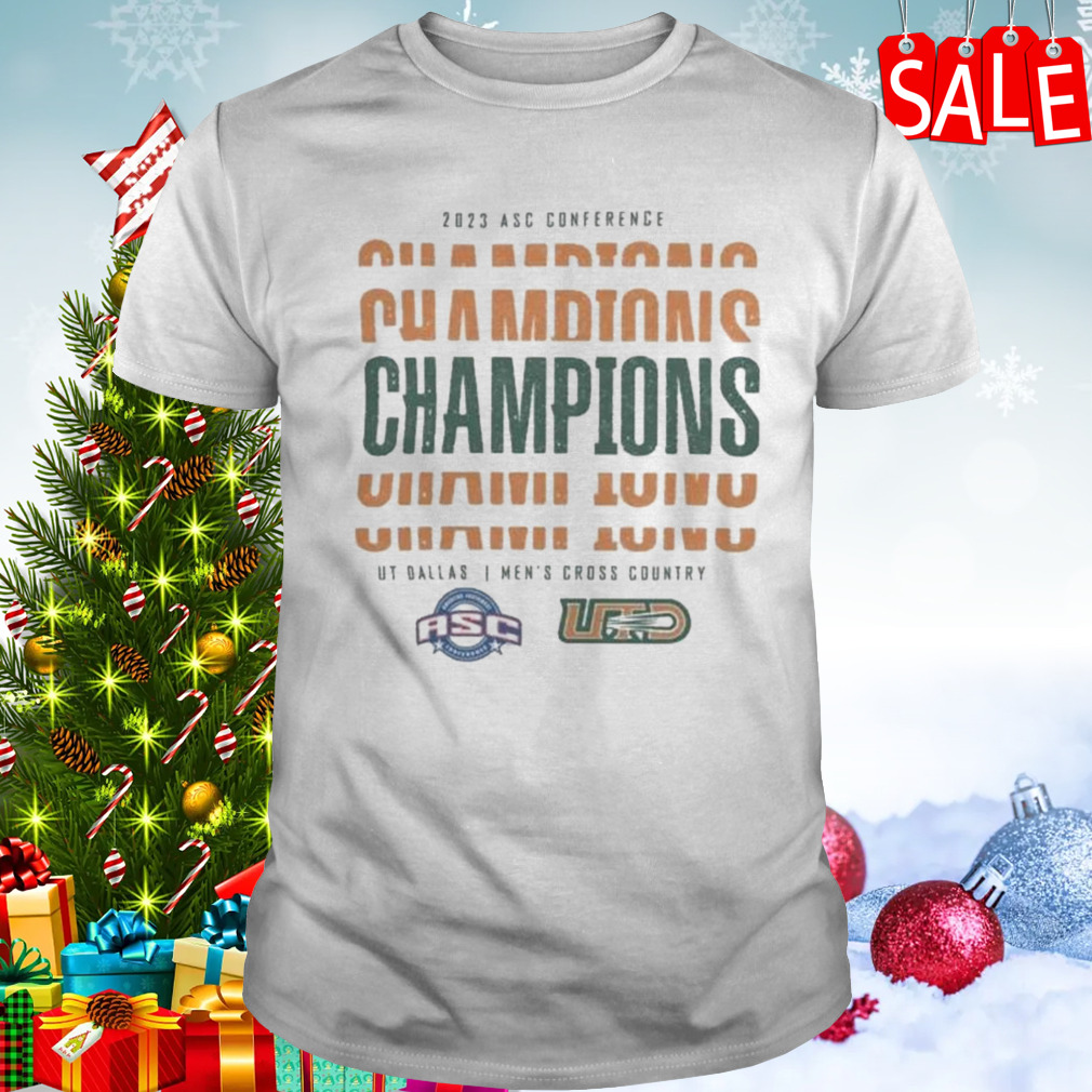 UT Dallas Men’s Cross Country 2023 ASC Conference Champions Shirt