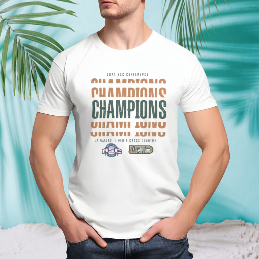 UT Dallas Men’s Cross Country 2023 ASC Conference Champions Shirt