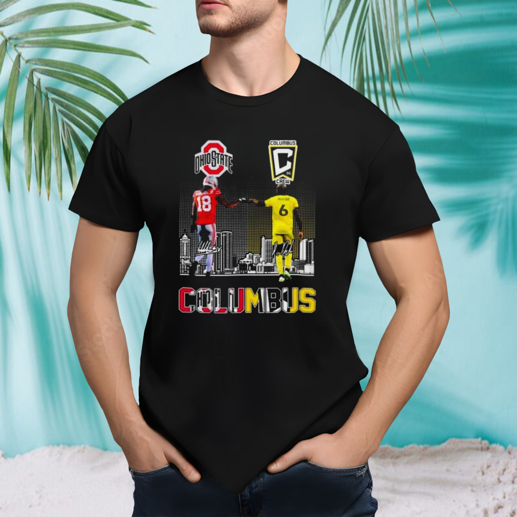 Columbus Sports Teams Marvin Jr And Darlington Nagbe Signatures T-Shirt