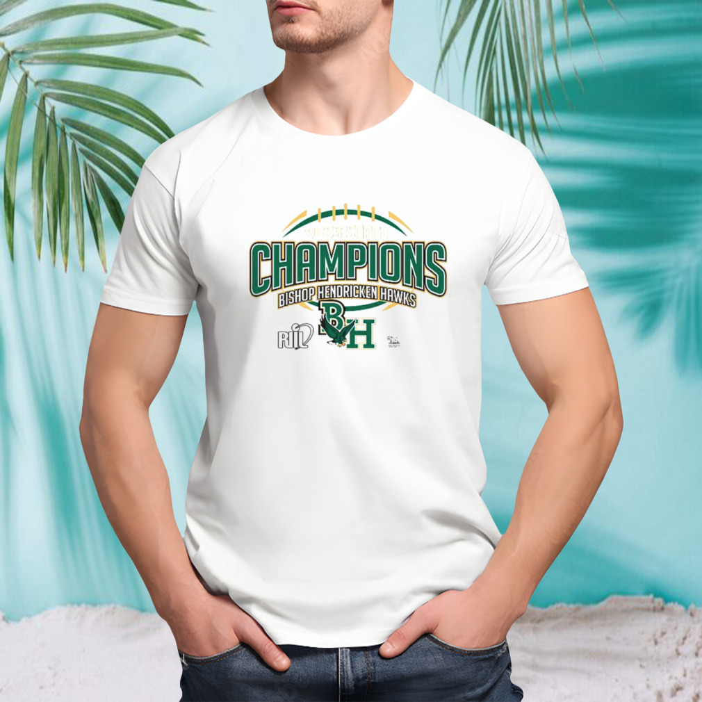 Bishop Hendricken Hawks Football 2023 State Champions Shirt