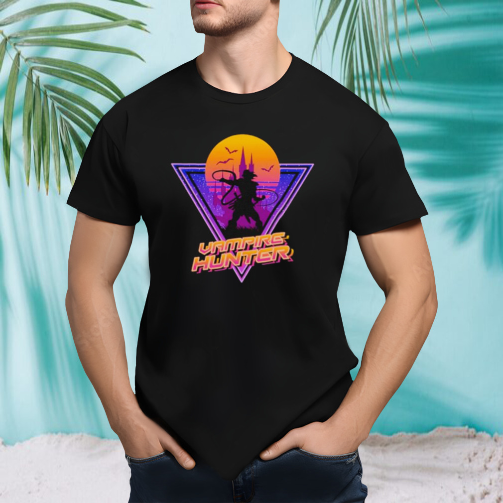 Neon vampire hunter vintage shirt
