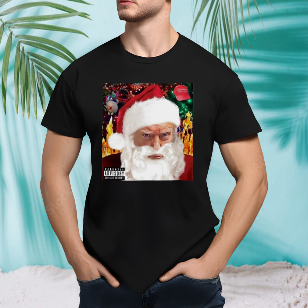 The Trump Santa Mugshot shirt