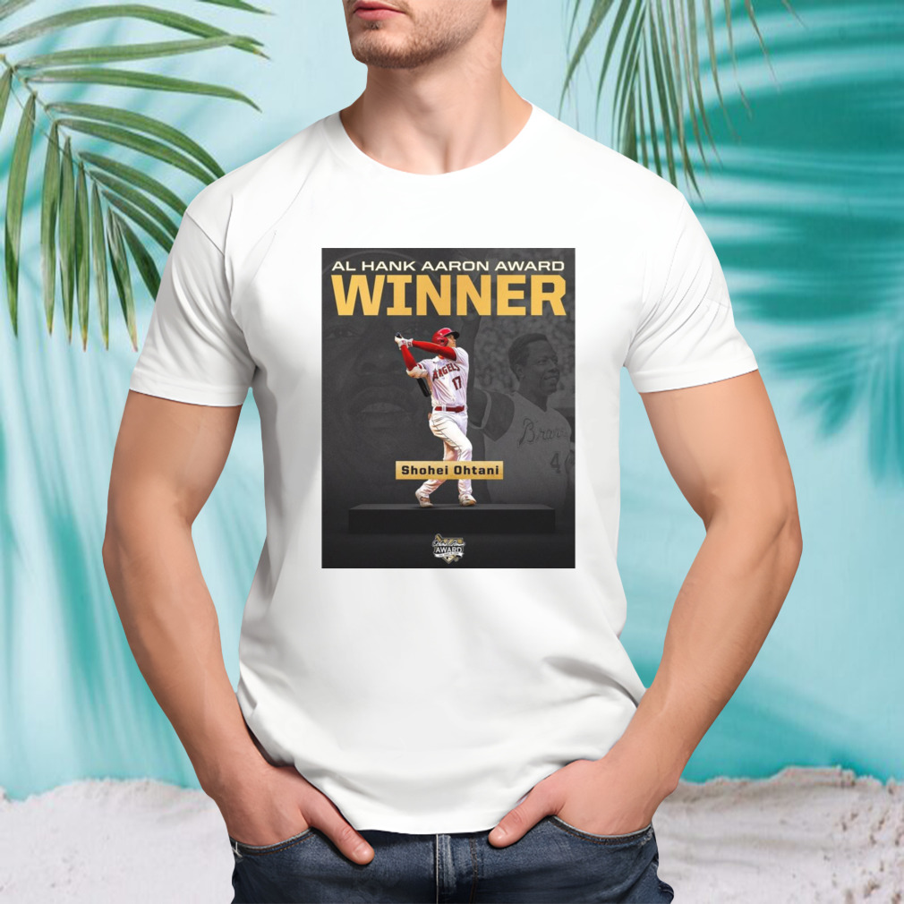 Congratulations To Shohei Ohtani Is The American League Hank Aaron Award Winner Unique T-Shirt