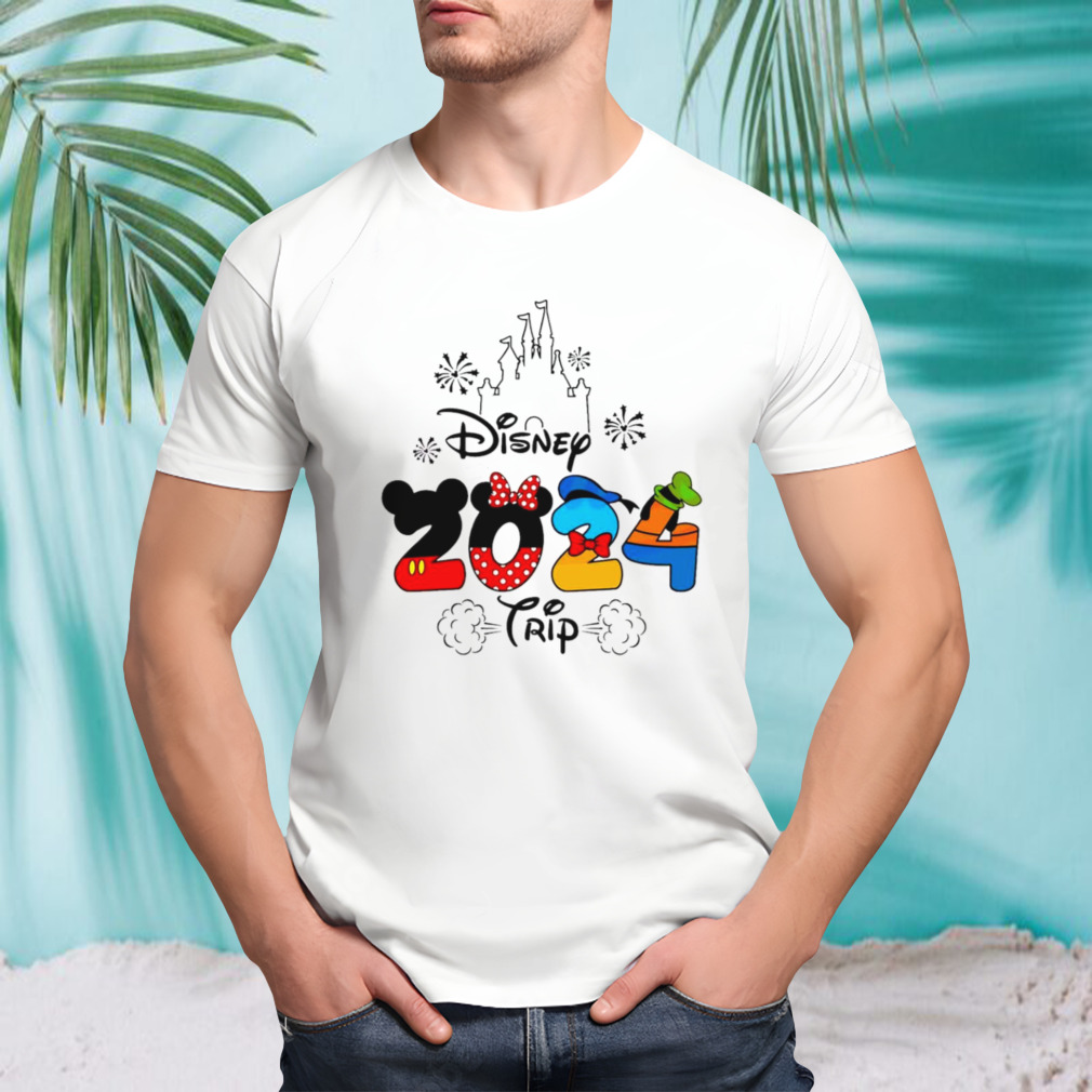 Disney 2024 trip magic castle shirt