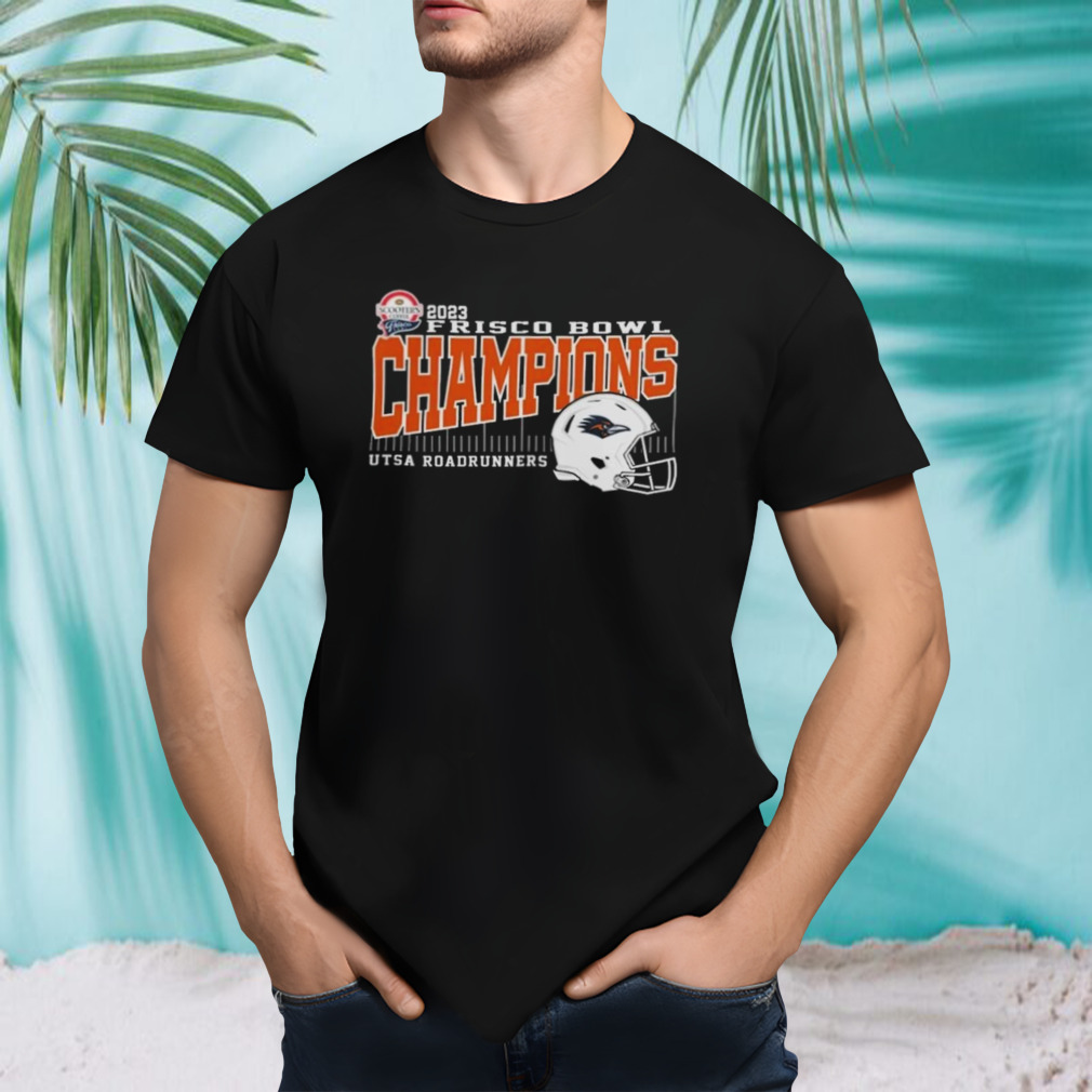 Ncaa Utsa Football 2023 Frisco Bowl Champions Helmet T-shirt