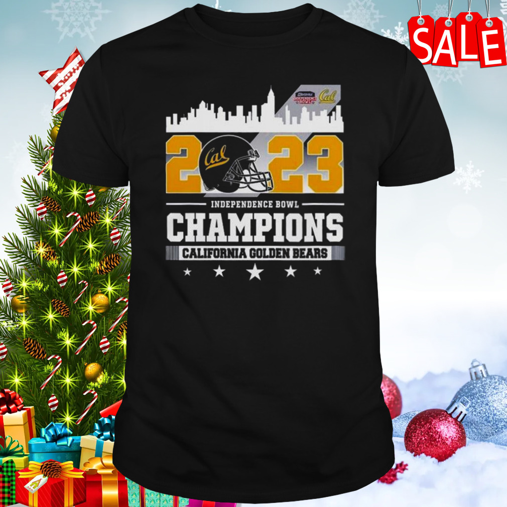 California Golden Bears 2023 Independence Bowl Champions Skyline T-Shirt