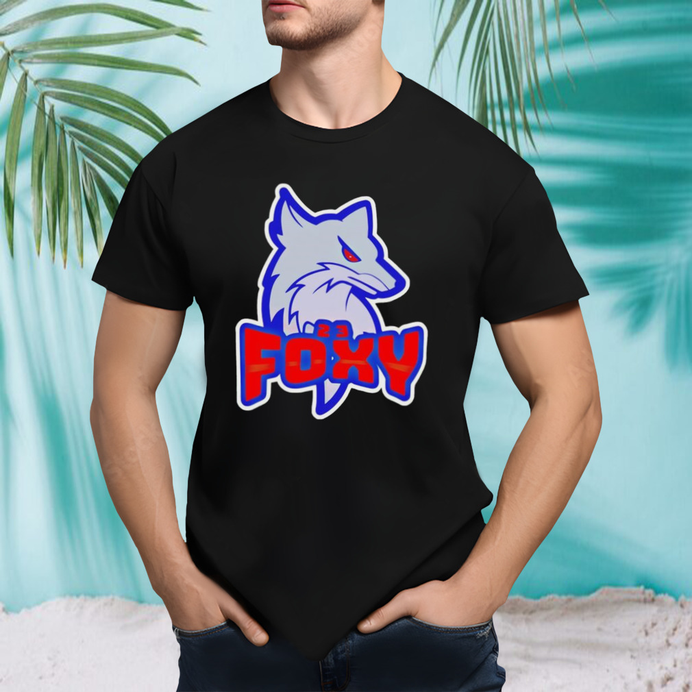 Fox foxy 23 logo shirt