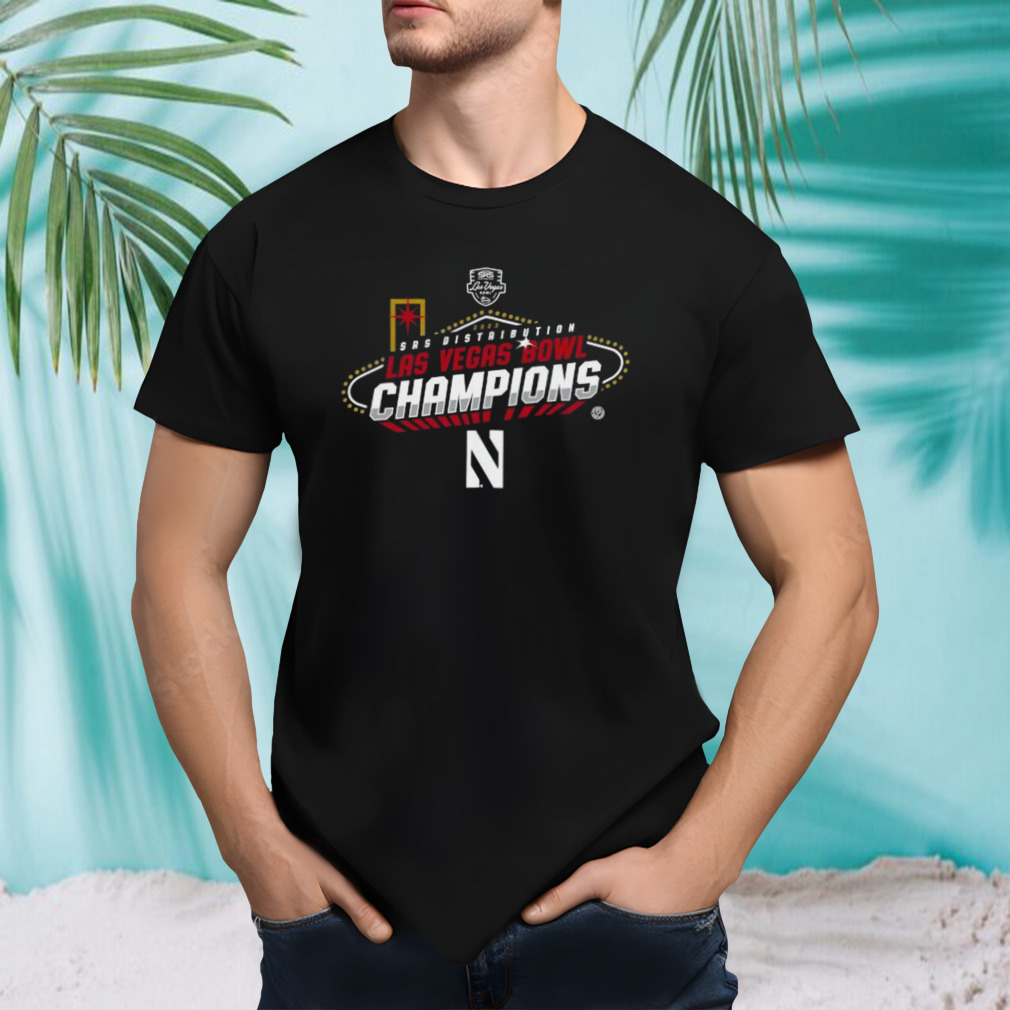 Northwestern Wildcats 2023 SRS Las Vegas Bowl Champions shirt