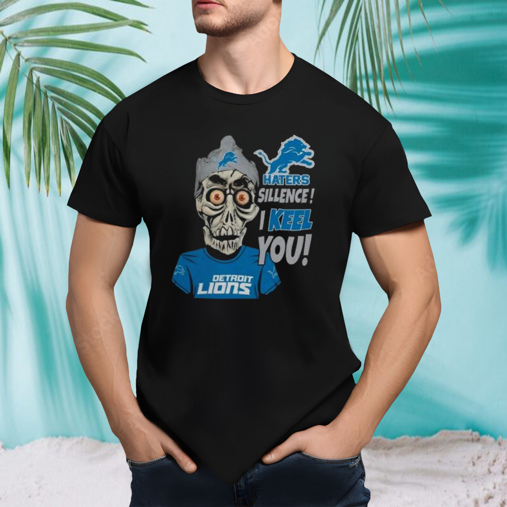 Jeff Dunham Detroit Lions Haters Silence I Keel You Logo Shirt