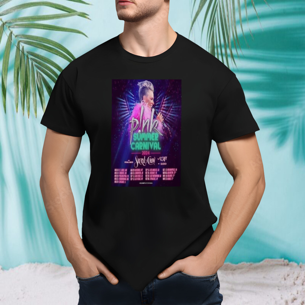 Pink Summer Carnival Tour 2024 Shirt
