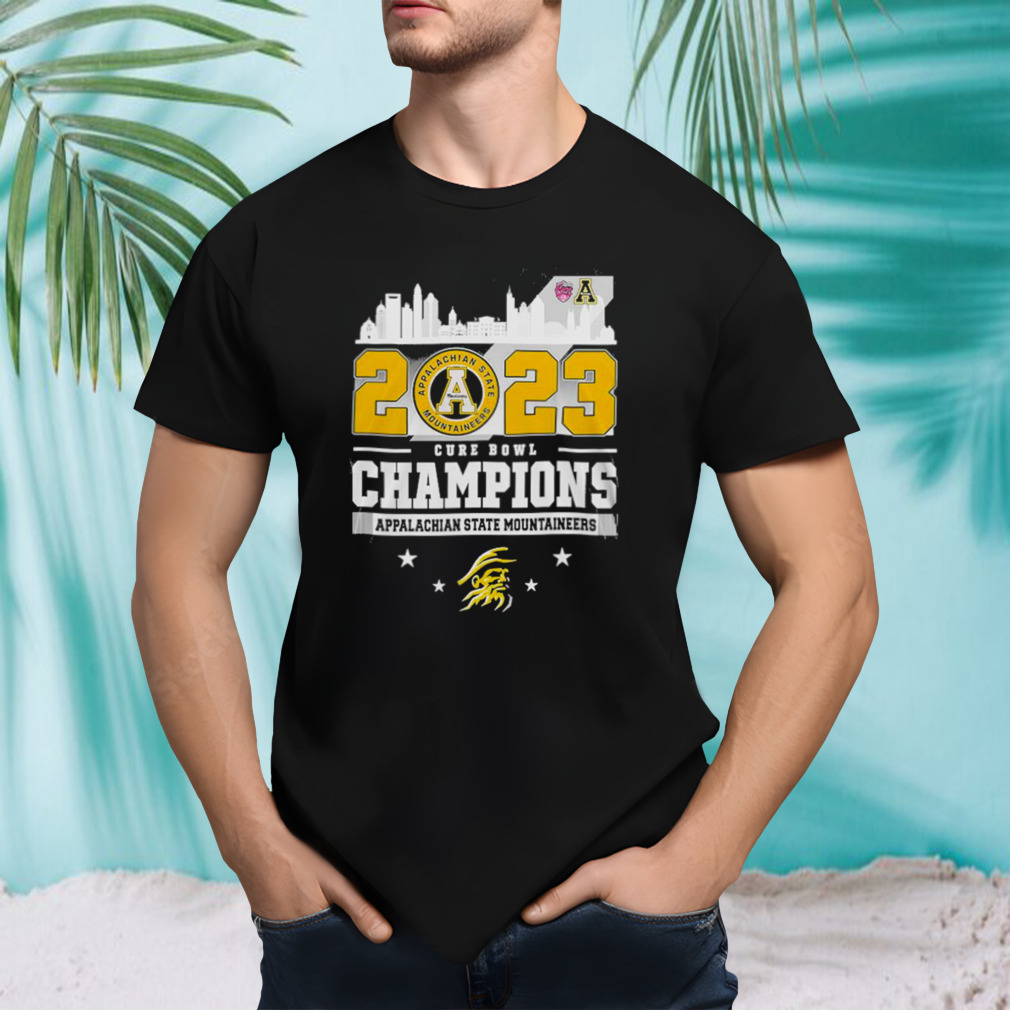 2023 Cure Bowl Champions Appalachian State Mountaineers Shirt
