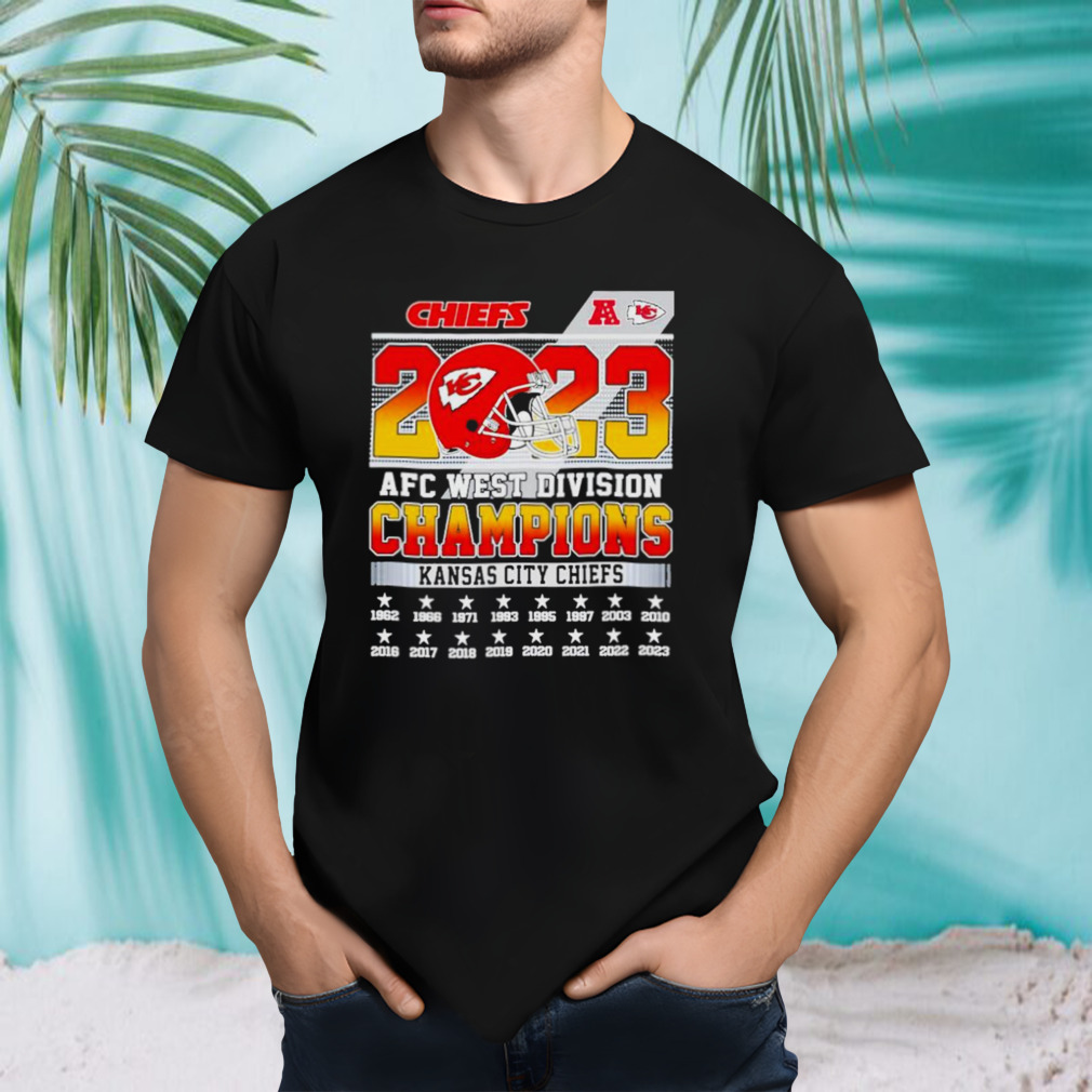 Kansas City Chiefs NFL 2023 AFC West Division Champions Shirt