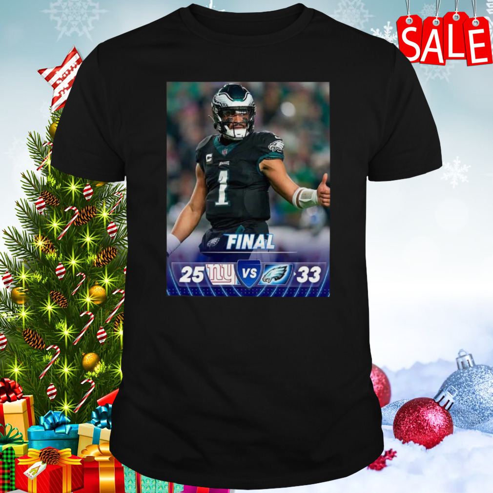 The Philadelphia Eagles Hang On And Take Sole Possession Of The NFC East After Win Game Against New York Giants NFL Official Poster shirt