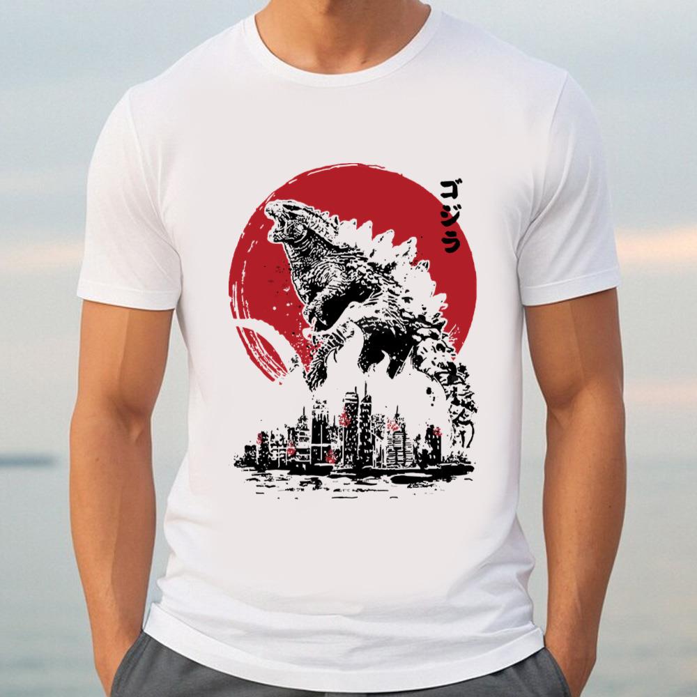 Gojira Attack T-Shirt Team Godzilla Shirt