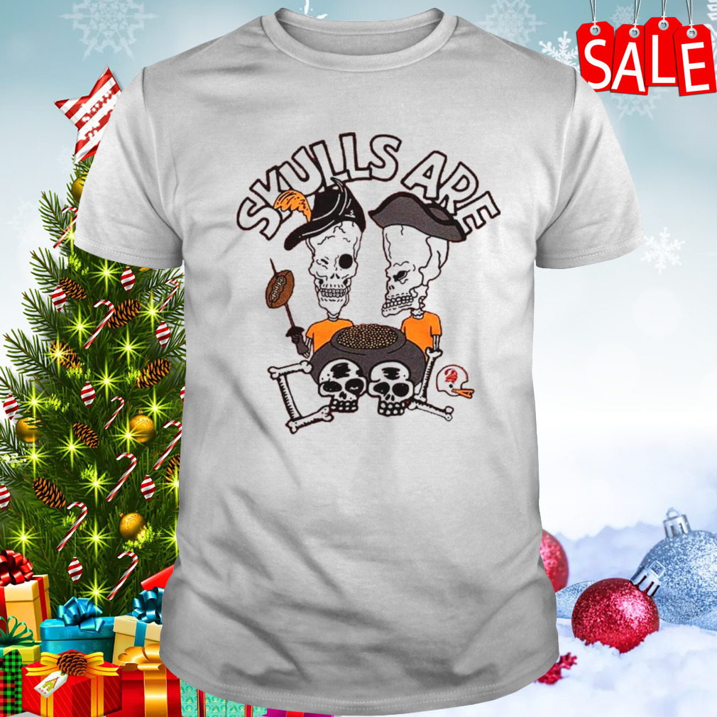 Beavis And Butt-head X Tampa Bay Buccaneers Skulls T-shirt