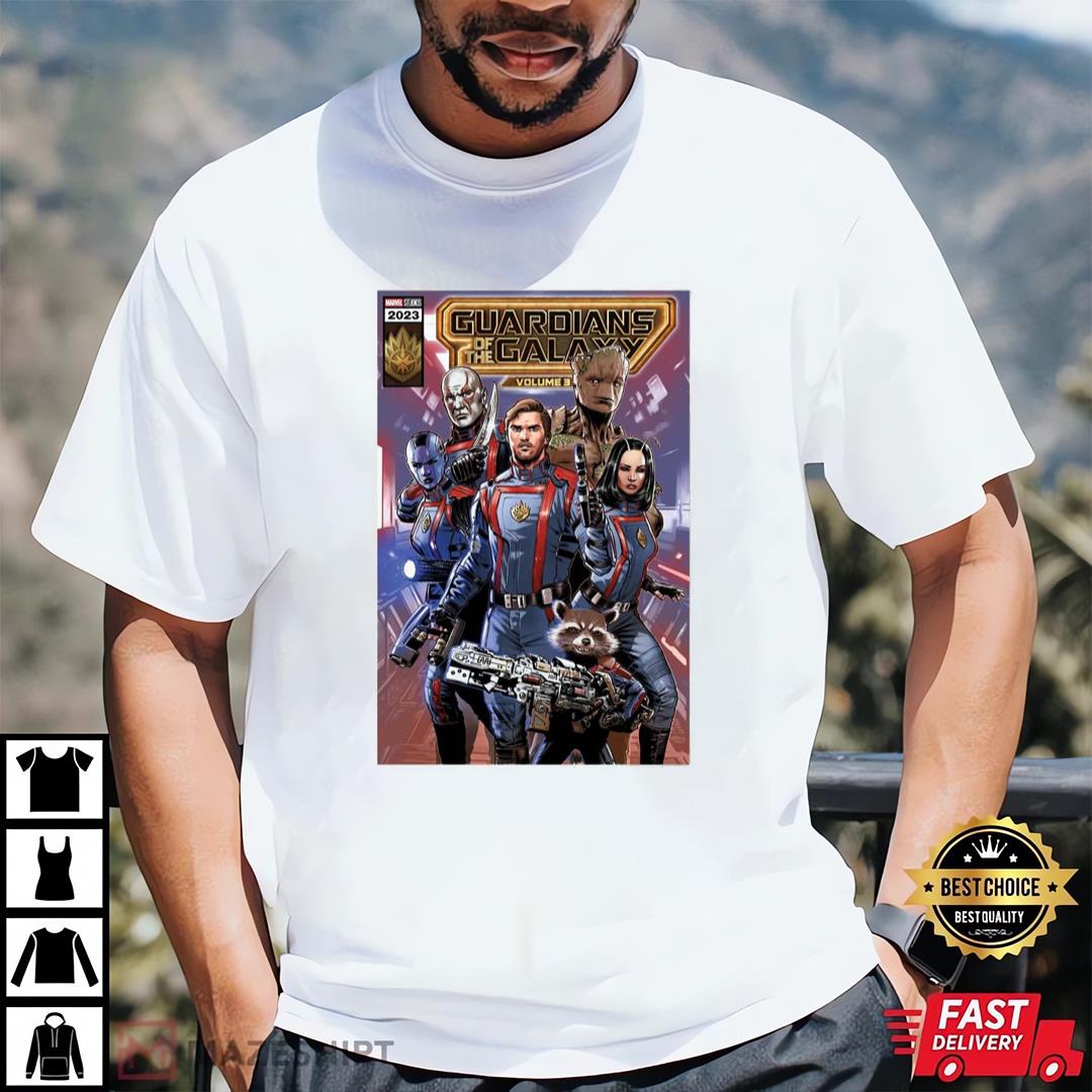 Guardians of the Galaxy Photo Comic Cover Kids' T-Shirt