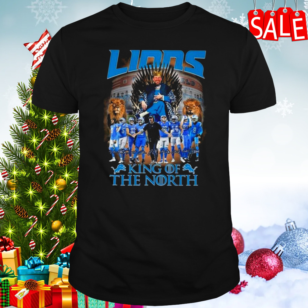 Nfl Detroit Lions King Of The North Signatures T-shirt