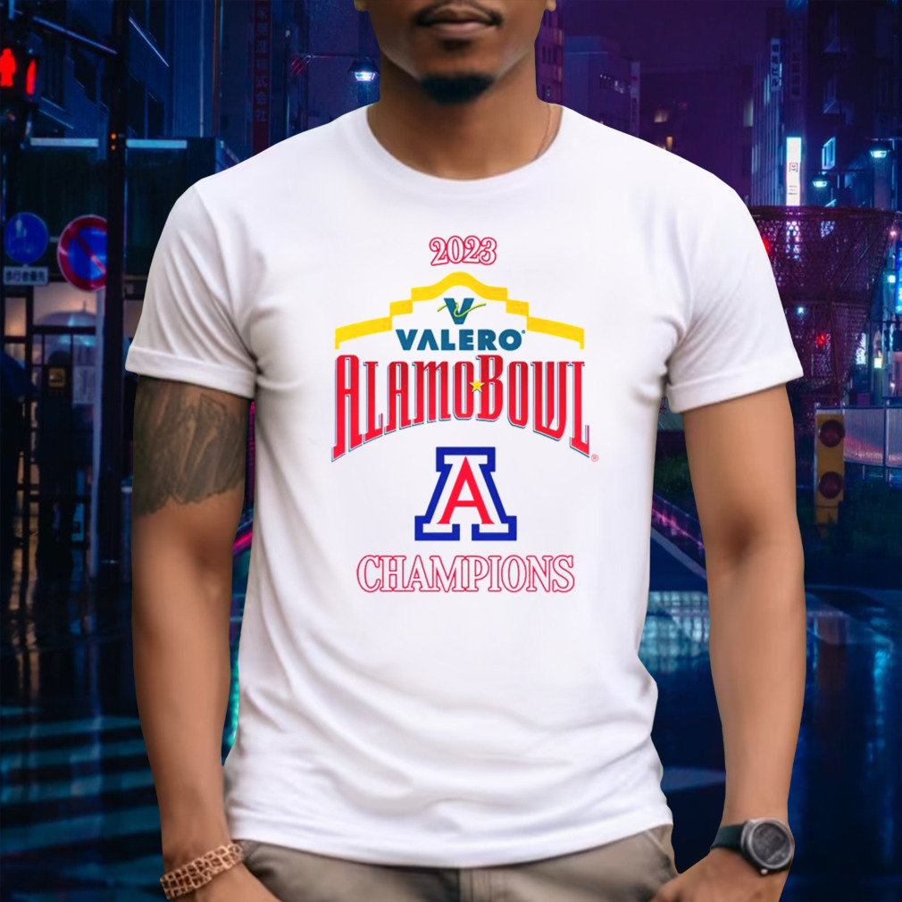 2023 Valero Alamo Bowl Champions Arizona Wildcats Football Shirt