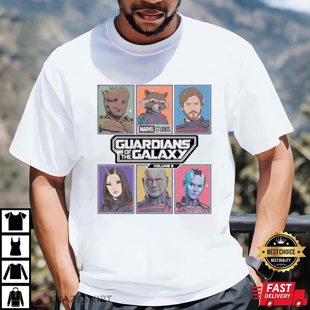 Guardians Of The Galaxy Vol. 3 Pastel Boxes Men's T-shirt