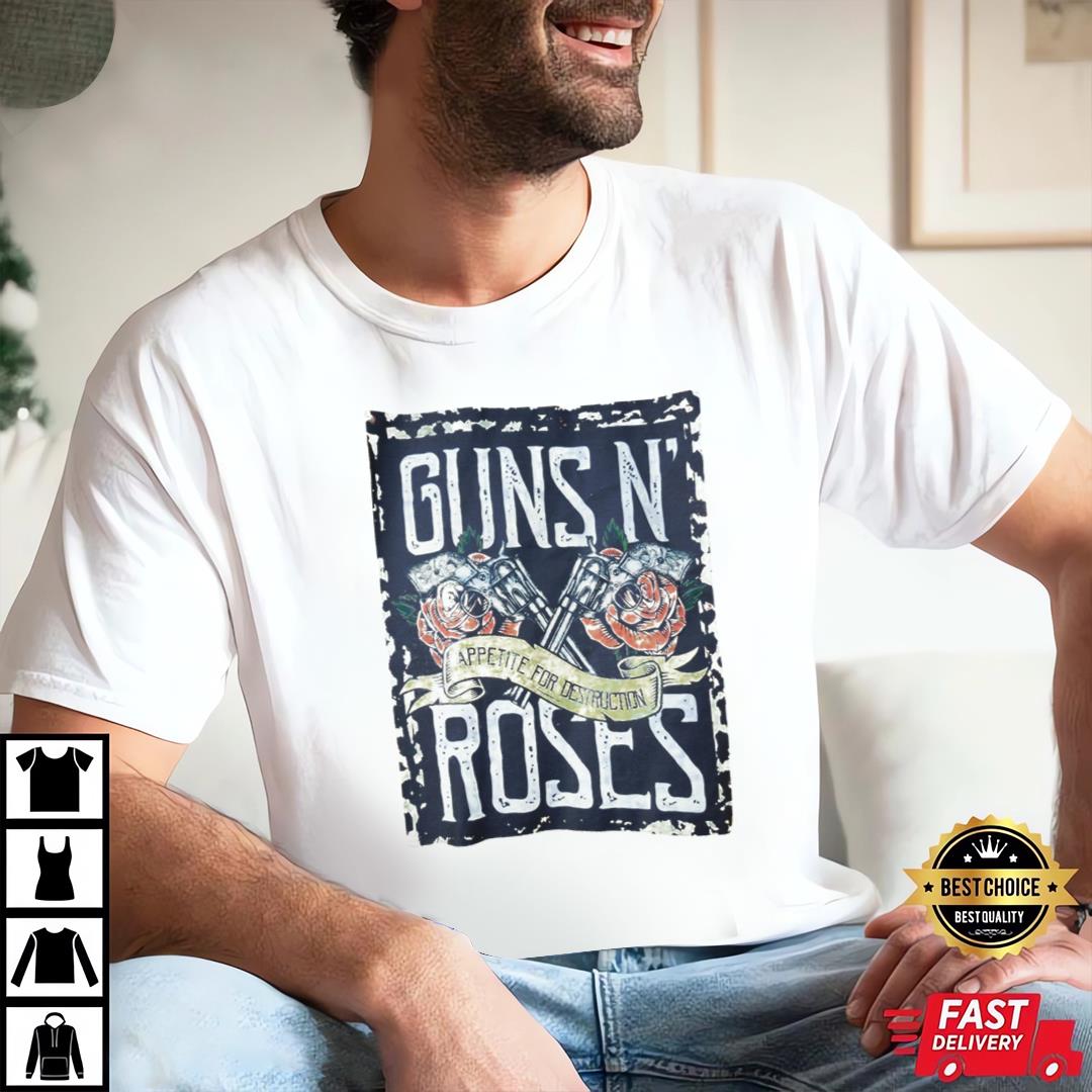 Guns And Roses, Appetite For Destruction T-shirt