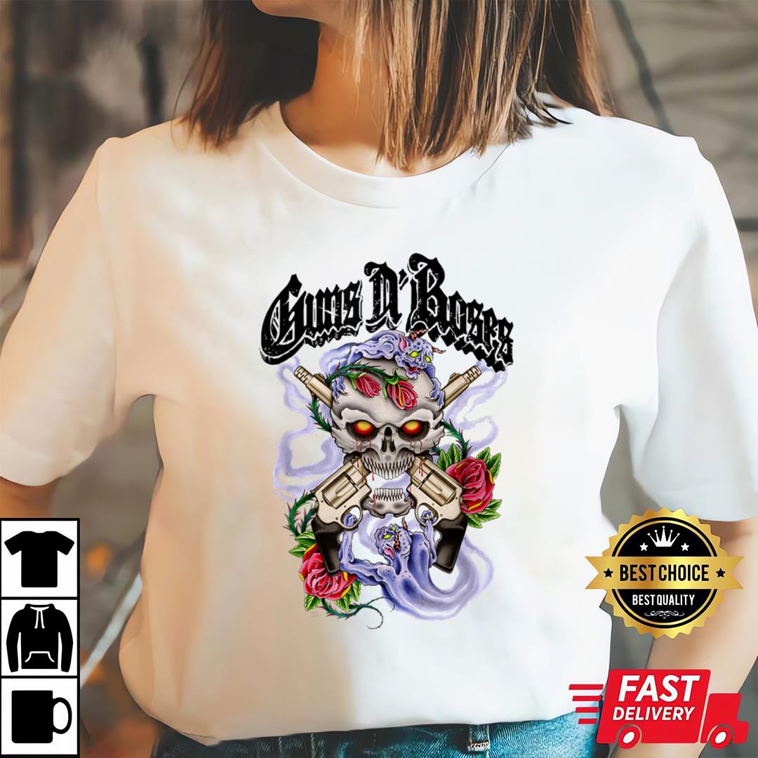 Guns N' Roses Official Guns N' Demons Purple Smoke T-Shirt